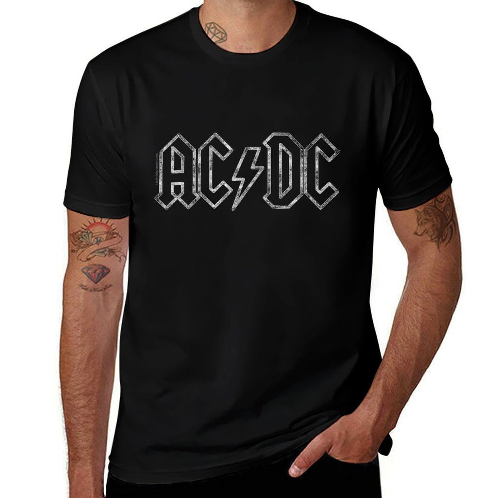 ACDC Rock Music Band Jagged Logo Soft T-Shirt