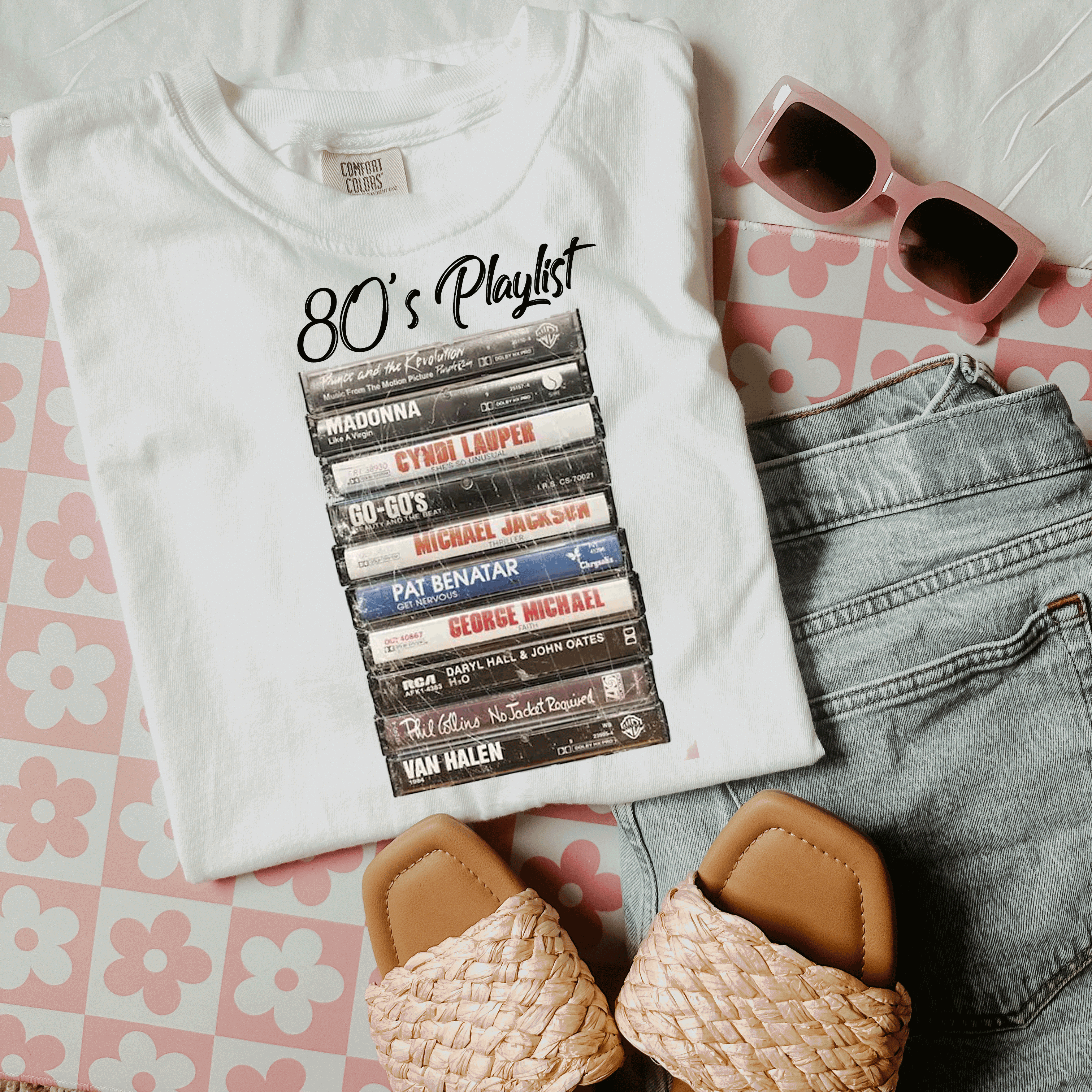 Old School Playlist Sweatshirt, Old School Playlist Shirt, Retro 80s 90s Music Party Tee Shirt, Unisex Music Mix Tape Cassette Player Shirts
